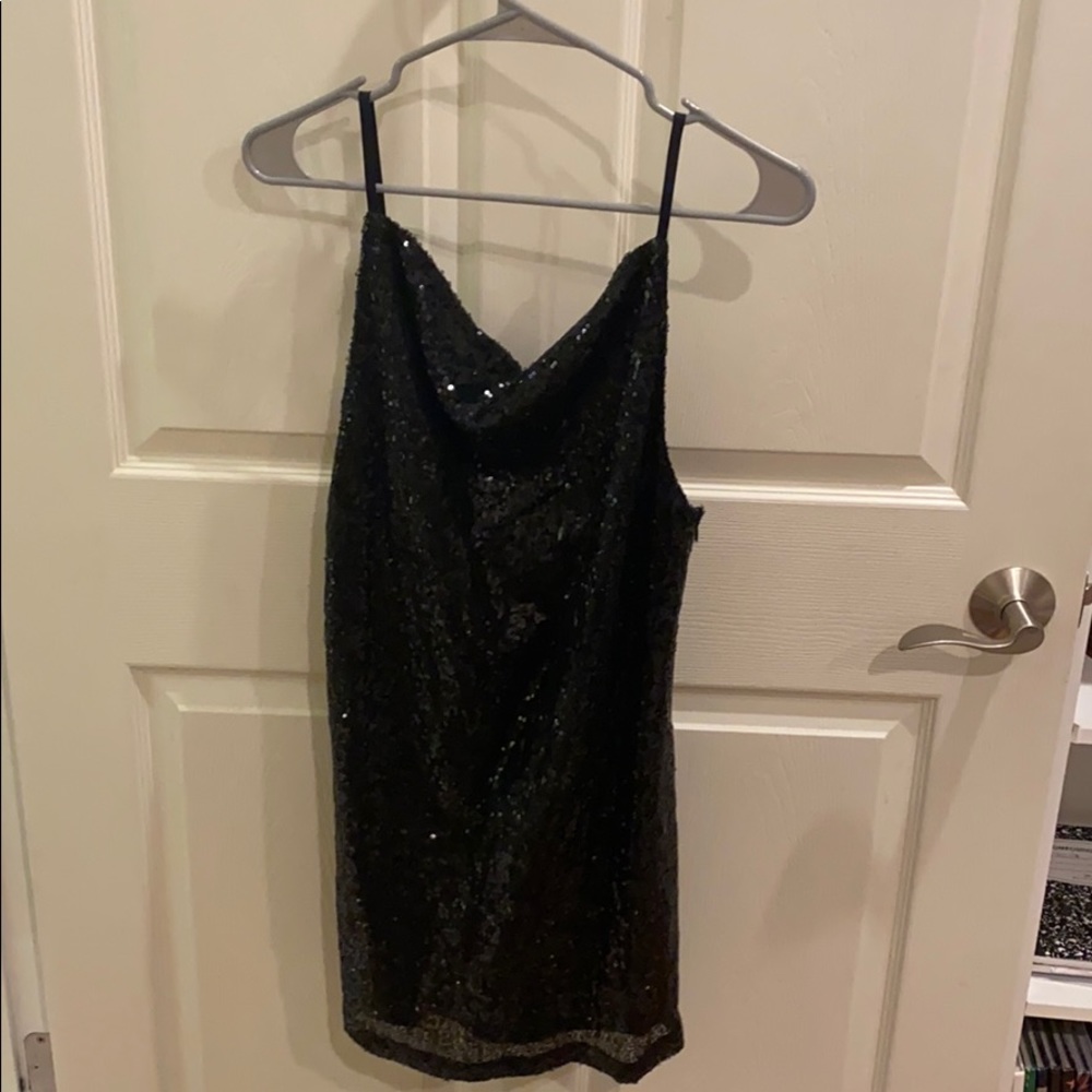 Black sparkle dress